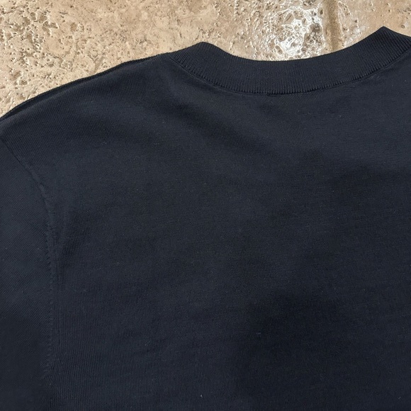 Chanel Black Wool Cotton Lion CC Logo Button Uniform Sweater - Picture 15 of 15